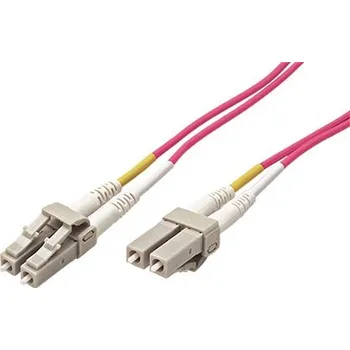 Síťový kabel ROLINE Optický patchkabel LC-LC 50/125 (multimode), duplex, OM4, 3m - 21.15.8753