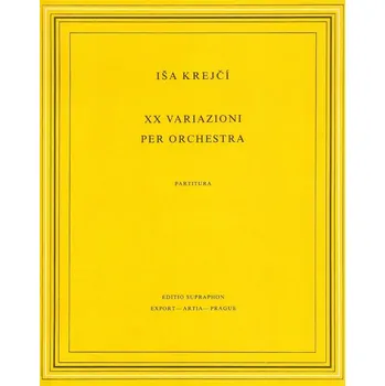 XX variazioni per orchestra na vlastní téma ve slohu národní pís