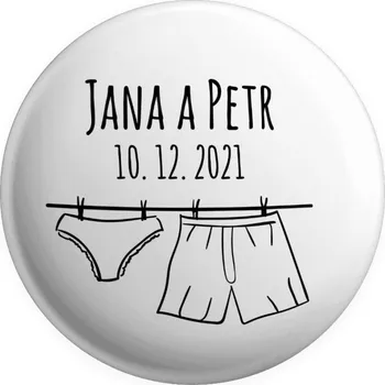 Placka Spodní prádlo se jmény