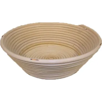 chlebník Pekařská ošatka na kynutí chleba 1,25 Kg, kulatá, prům. 24 cm, Pedig 70468 (Chlebová ošatka vhodná pro kynutí těsta pro pravý domácí bochník váhy 1,25 Kg)