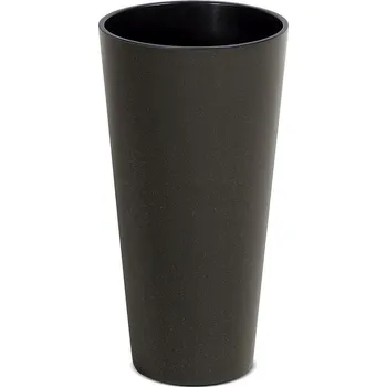 Květináč Květináč Tubus Slim kávový, varianta 20 cm