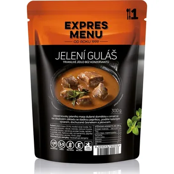 Hotové jídlo EXPRES MENU Jelení guláš 300 g