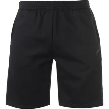 Pánské kraťasy Slazenger flís/flauš Shorts pánské Barva: Černá, Velikost: M