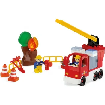ostatní stavebnice UNICO PLUS / ANDRONI GIOCATTOLI Unico Plus stavebnice Hasičské auto kompatibilní 43 dílů
