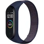 Mi Band 3/4/5/6/7 nylonový náramek Barva: Temně modrá, Typ: 17