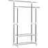 Věšák SONGMICS LLR03W stojan na šaty nerezový/bílý