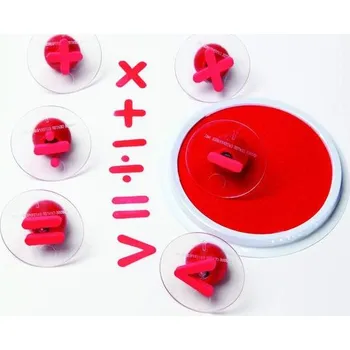 Dětské razítko READYtoLEARN Velká razítka Matematická znaménka /6 ks /