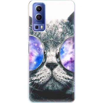 Pouzdro na mobilní telefon Odolné silikonové pouzdro iSaprio - Galaxy Cat - Vivo Y72 5G