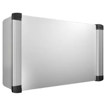 Stavebniny RITTAL Skříň AX 6320.550 s držadlovými lištami, ocel/hliník RAL7035 6320550