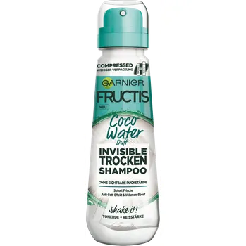 Šampon Garnier Fructis Coco Water Invisible Dry Shampoo osvěžující suchý šampon 100 ml