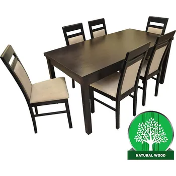 Jídelní set Jídelní set Monia 1+6 Wenge 160x80+40