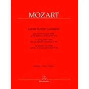 Hudebniny Grande Sestetto concertante (1808) podle Sinfonie concertante KV 364 (set hlasů)