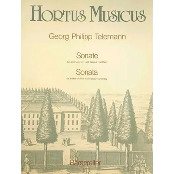 Sonata for Three Violins and Bc in B major Appendix 43:B1