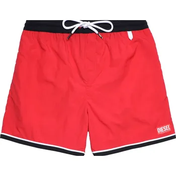 Pánské plavky Pánské koupací kraťasy - A03880-0EFAW-42A - červená/černá - Diesel červená - černá L