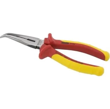 Sada nářadí Stanley 0-84-008 - Kleště s dlouhými čelistmi 200mm, vyhnuté, izolované 1000V VDE