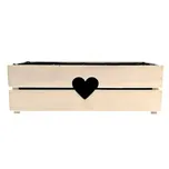 Amadea Dřevěný truhlík se srdíčkem a…