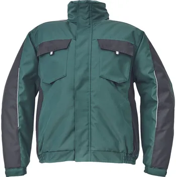 pracovní bunda CERVA MAX EVO PILOT / Pánská zimní pilot bunda - zelená 4XL