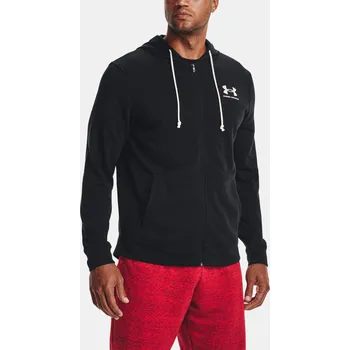 Pánská mikina Pánská mikina Under Armour UA Rival Terry LC FZ 1370409-001 Černá XXL