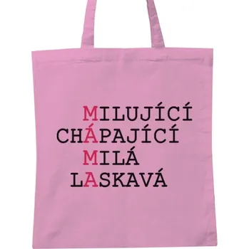 Nákupní taška Nákupní taška unisex s potiskem Jaká je máma