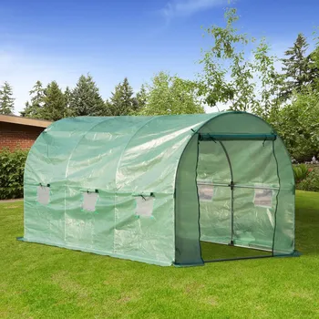 Fóliovník Zahradní foliovník XXL 400 x 200 x 190 cm | zelený