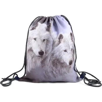 Školní sáček Vak na záda 07 Vlci MyBestHome 41x32 cm