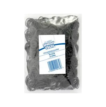 Kosmetika pro psa Show tech gumičky na balíčkování černé 1000ks
