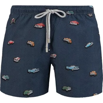 Pánské plavky Chlapecké plavky John Frank KJFSS20SW20 8/10 Tm. modrá