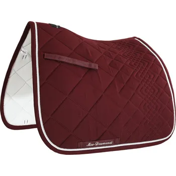 EQUESTRO Dečka podsedlová Diamond Equestro, drezurní, burgundy FULL
