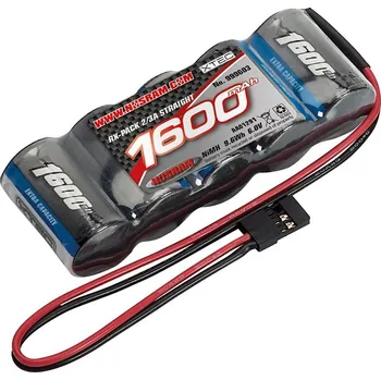 RC vybavení NOSRAM XTEC RX-pack Straight 2/3A NiMH - JR - 6.0V - 1600mAh