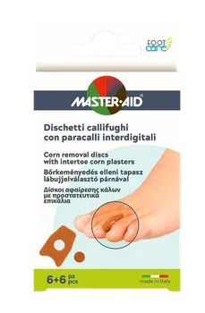 Náplast Master Aid Foot Care Náplasti na kuří oka mezi prsty 6+6 ks