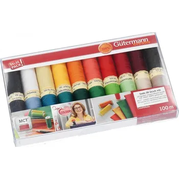 Nit Sada 20 špulek nití základní barvy Gütermann 734610-1
