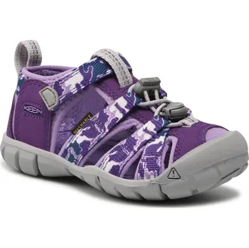 Dívčí obuv Keen Seacamp II CNX Children Camo/Tillandsia Purple
