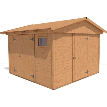 Zahradní domek Panelový domek na nářadí HA3333B 19 mm 327X327 (Panelový domek na nářadí)