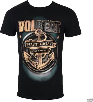 Pánské tričko Rock Off Volbeat Anchor černé XL