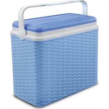Kempingové nádobí Chladící box 24l ratan modrý