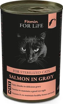 Krmivo pro kočku Fitmin Cat For Life Sterilized Salmon 415 g