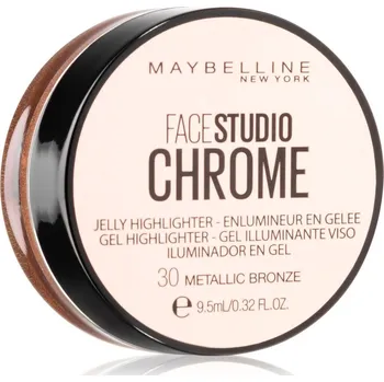 Rozjasňovač Maybelline New York FaceStudio Chrome gelový rozjasňovač 9,5 ml