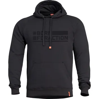 Pánská mikina Pentagon® Tactical Mikina Phaeton Born For Action Pentagon®, Barva: Černá, Velikost: S
