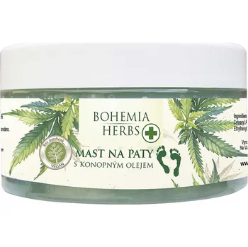 Péče o nohy Bohemia Gifts Herbs Cannabis mast na paty s konopným olejem 100 ml