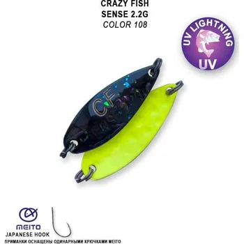 Plandavka Crazy Fish Sense 28mm 2,2g color 108