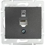 KANLUX DOMO Datová zásuvka (RJ45Cat 6 Jack) - grafit