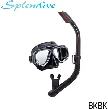 Potápěčská maska Sada maska a šnorchl Elite, TUSA černá/černá