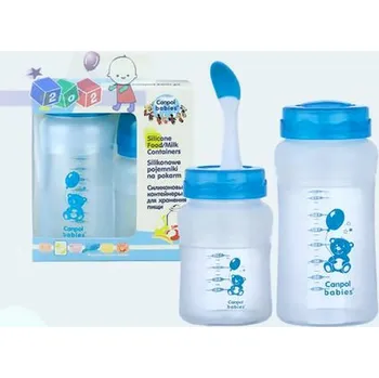 Hračka pro nejmenší Silikonový zásobník na uchovávání pokrmu