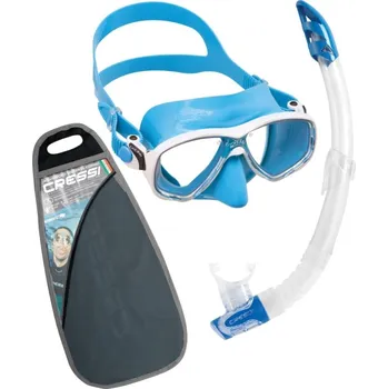 Potápěčská maska Set maska MAREA + šnorchl GAMMA, Cressi modrá