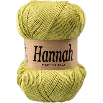 Příze Borgo de Pazzi Hannah 6 Světle zelená (Eukalyptová příze Hannah 6 Světle zelená)