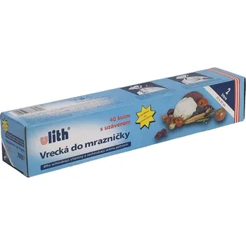 Sáček na potraviny Sáček do mrazáku, délka 30 cm, šířka 20 cm, transparentní, 40 ks