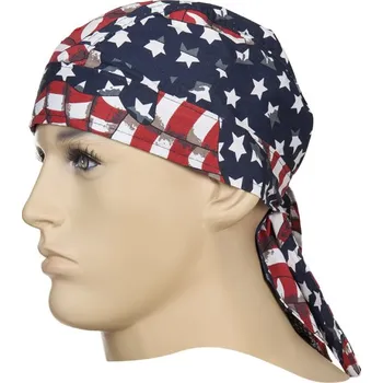 Svářečská kukla Svářecí šátek Doo-Rag, motiv USA