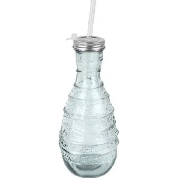 Sklenice Lahev z recyklovaného skla na pití, ORGANIC, 0,6 L (balení obsahuje 1ks) (DOPRODEJ)|Vidrios San Miguel|Recycled Glass