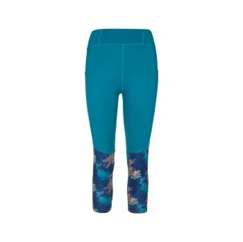 Dámské legíny Kilpi SOLAS-W tyrkysová 34; Modrá 3/4 legíny