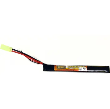 Baterie pro airsoftovou zbraň XCell Li-Pol baterie X-Cell 7,4V 1300mAh, 20C - Stick (dlouhá)